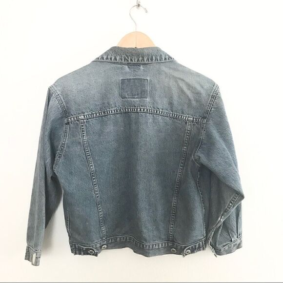 Vintage denim jacket medium wash - Picture 4 of 5